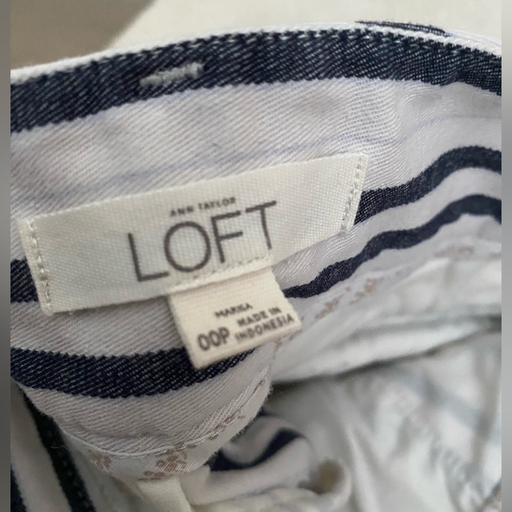 LOFT Striped Pant - Picture 4 of 4